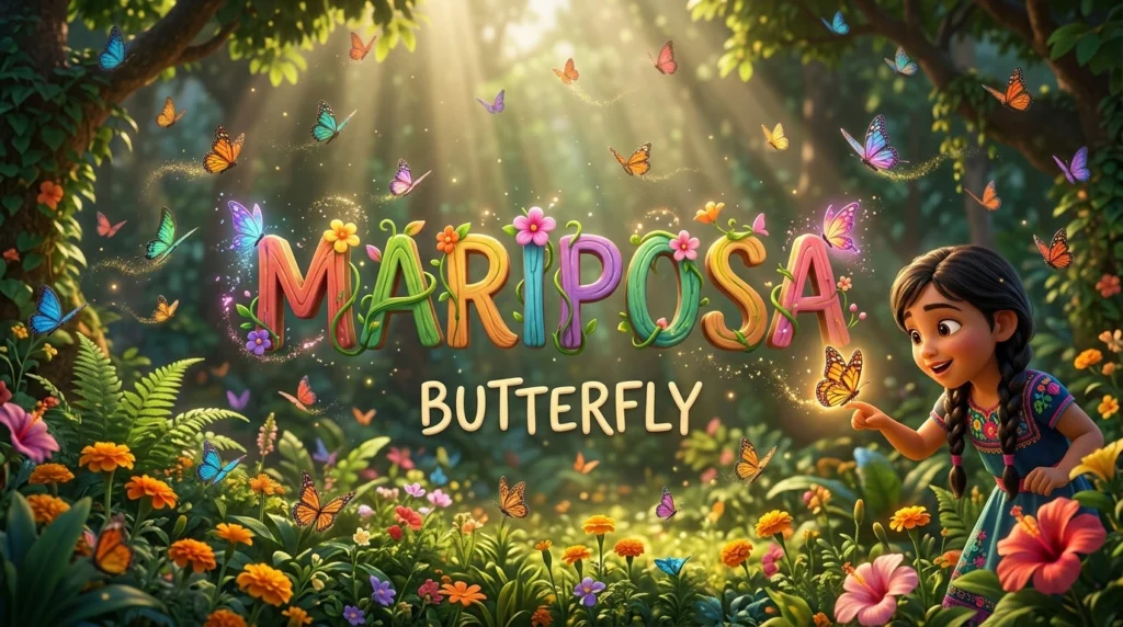 Mariposa Spanish meaning