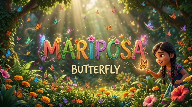 Mariposa Spanish meaning
