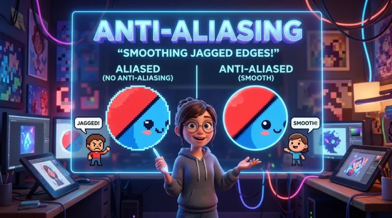 anti-aliasing graphics meaning
